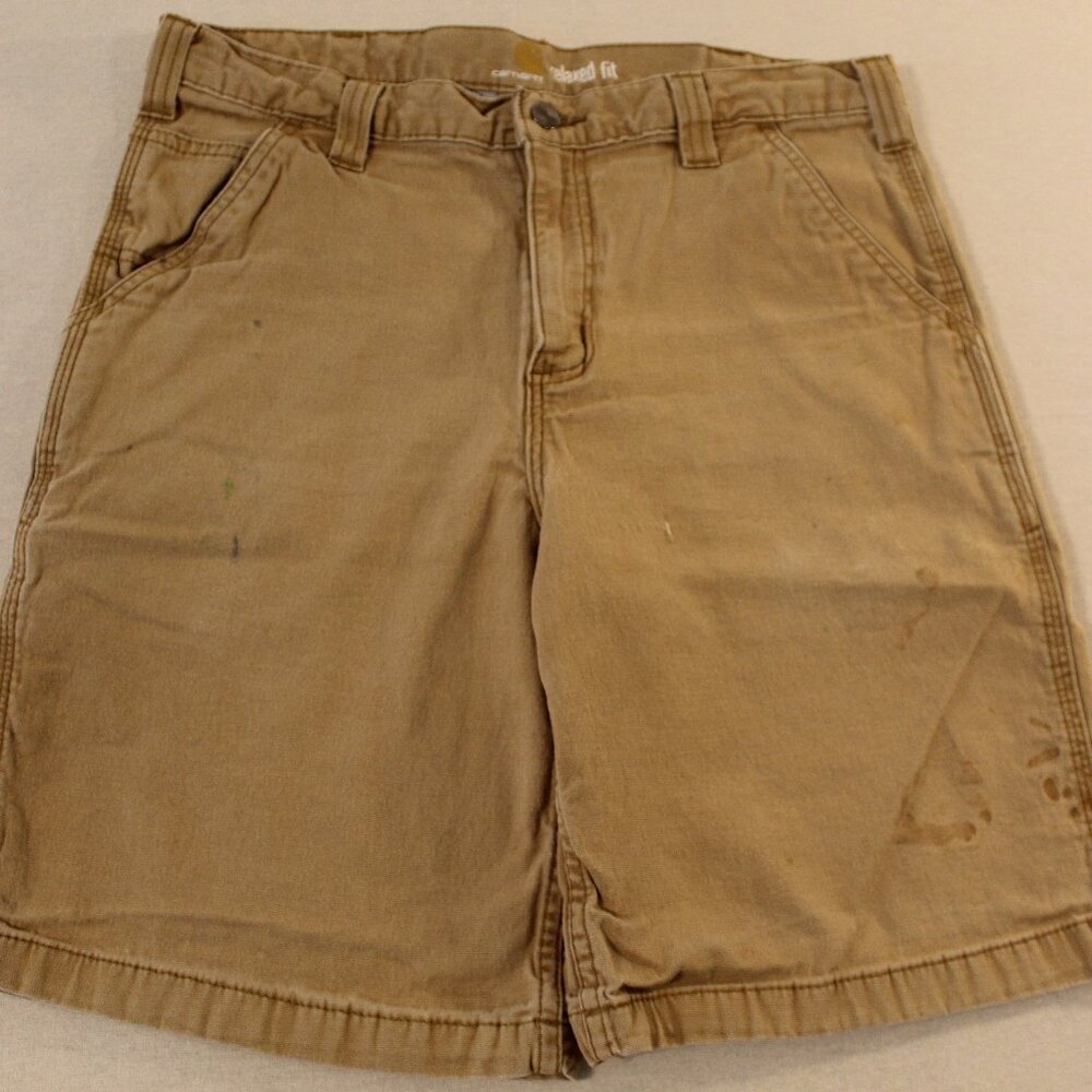 Mens CARHARTT Size 34 Relaxed Fit Cotton Duck Shorts